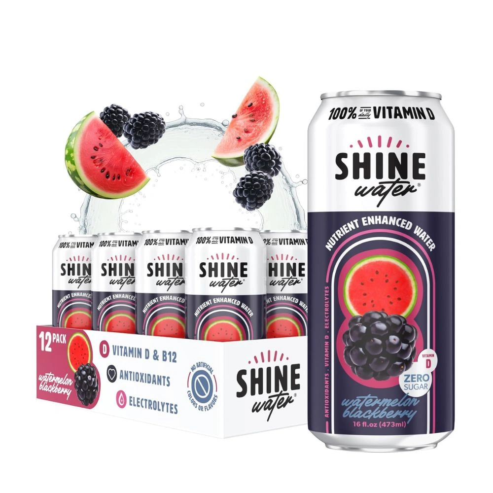 Shine Water 100% Vitamin D Drink Pack of 12 x 473ML - Image 4