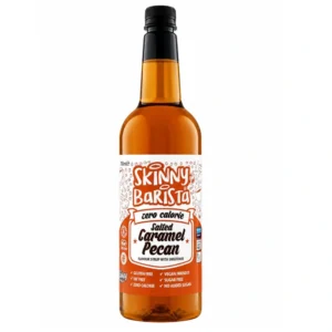 Skinny Barista Zero Calorie Salted Caramel Pecan Syrup – Sugar Free Coffee Flavour Syrup