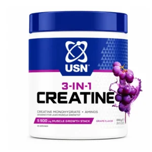 USN 3-in-1 Creatine Powder – Muscle Growth & Strength Support  31 Servings