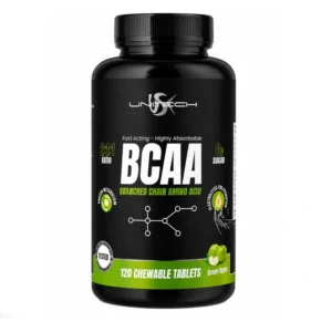 Unitech BCAA 120 Chewable Tablets Green Apple Flavor