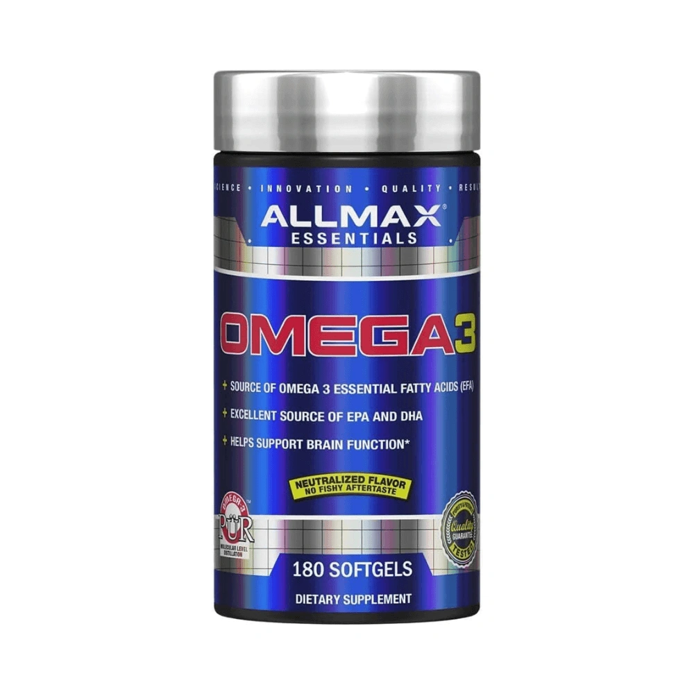Allmax Essentials Omega 3 Fish Oil 180 Softgels