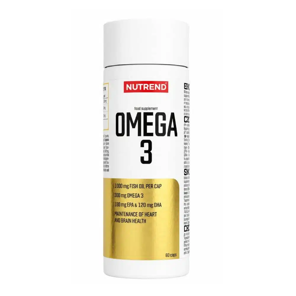 Nutrend Omega 3- 60 Capsules | High Strength Fish Oil with EPA & DHA