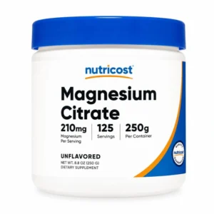 Nutricost Magnesium Citrate Powder 250g