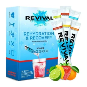 Revival Rehydration & Recovery Electrolyte Drink Mix Variety Pack 12 Sticks