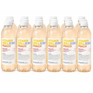 Vitamin Well Zero Peach Drink 500ml (Pack of 12)