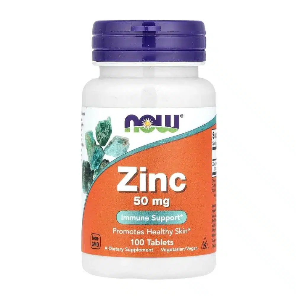 Now Zinc 50mg Immune System Support Tablets - Image 3